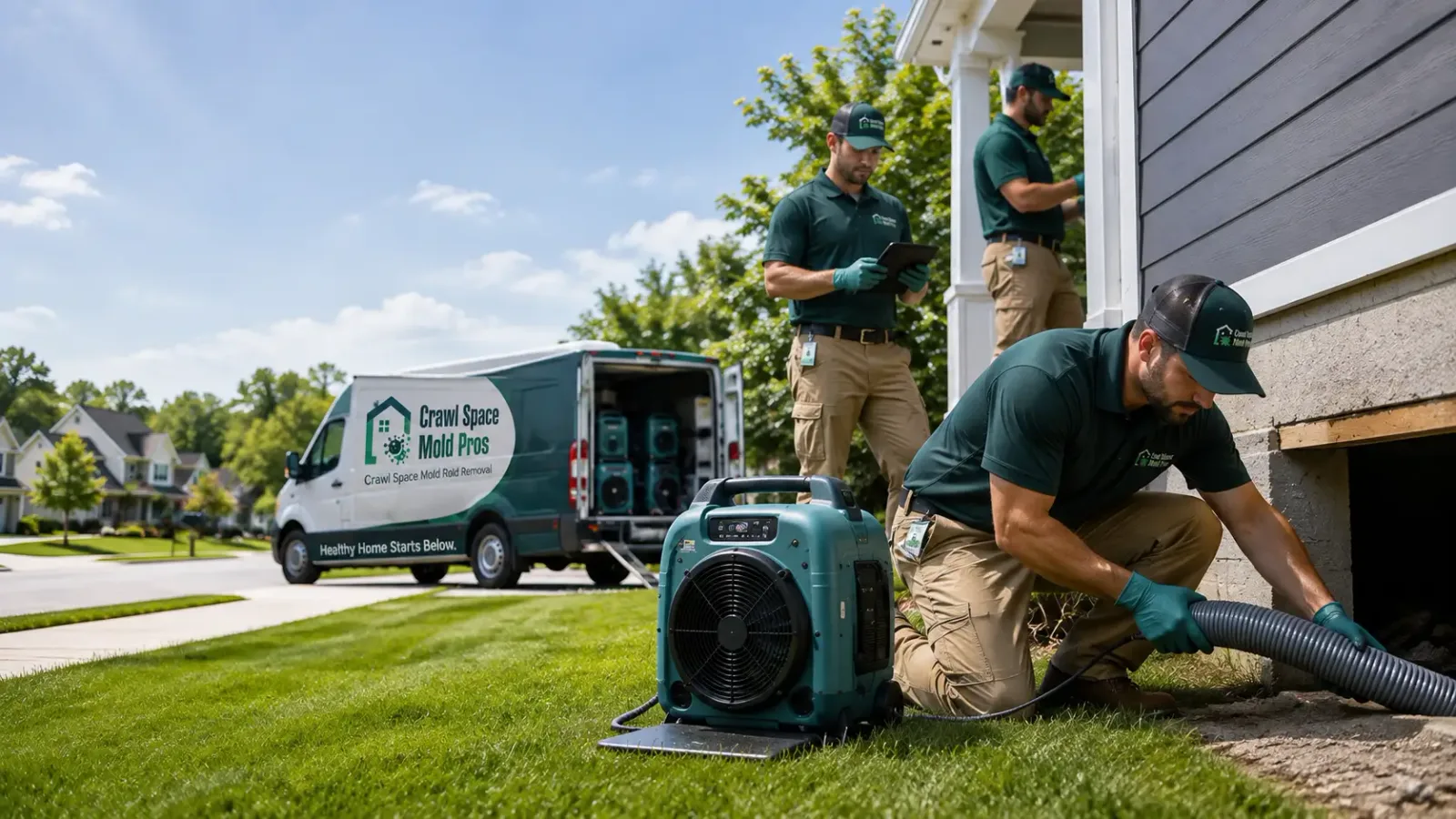 Crawl Space Mold Removal in Mountain View, OK